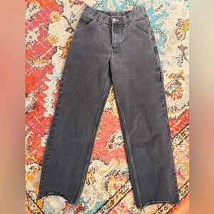 John Galt Womens Dark Grey Cargo Pants